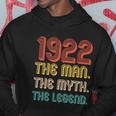 The Man The Myth The Legend 1922 100Th Birthday Hoodie Unique Gifts
