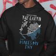 The Rotation Of The Earth Really Makes My Day Planet Men Hoodie Graphic Print Hooded Sweatshirt Funny Gifts
