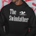 The Swimfather Swimming Dad Swimmer Life Fathers Day Hoodie Funny Gifts