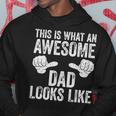 This Is What An Awesome Dad Looks Like Gift For Mens Hoodie Unique Gifts