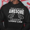 This Is What An Awesome Grandpa Looks Like Gift For Mens Hoodie Unique Gifts