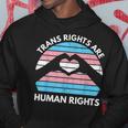 Trans Rights Are Human Rights Lgbqt Transgender Hoodie Unique Gifts