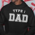 Type 1 Dad Awareness Sports Style Father Diabetes Hoodie Unique Gifts
