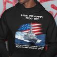 Uss Gravely Ddg-107 Destroyer Ship Usa Flag Veteran Day Xmas Hoodie Funny Gifts