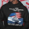 Uss Ralph Johnson Ddg-114 Destroyer Ship Usa Flag Veteran Hoodie Funny Gifts