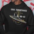 Uss Tennessee Bb-43 Battleship Ww2 American Warship Veterans Hoodie Personalized Gifts