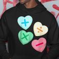 Valentines Day Hearts With Math Symbols Hoodie Funny Gifts