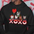 Valentines Day Horror Movies Unicorn Xoxo Valentine Day Hoodie Funny Gifts