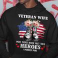 Veteran Wife Most People Never Meet Their Heroes Veteran Day V2 Men Hoodie Graphic Print Hooded Sweatshirt Funny Gifts