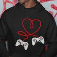 Video Gamer Valentines Day Tshirt With Controllers Heart Hoodie Unique Gifts