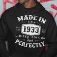 Vintage 1933 Made In 1933 90 Geburtstag Mann Frau 90 Jahre V2 Hoodie Lustige Geschenke