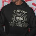 Vintage 1989 Limited Edition Born In 1989 34Th Birthday Hoodie Unique Gifts