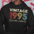 Vintage 1995 Wedding Anniversary Born In 1995 Birthday Party Hoodie Funny Gifts