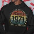 Vintage 51 Geburtstag Dezember 1971 51 Jahre Alt Geschenke Hoodie Lustige Geschenke