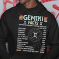 Vintage Astrology May June Birthday Zodiac Sign Retro Gemini Hoodie Unique Gifts