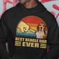 Vintage Best Beagle Dad Ever Bump Fit Funny Dog Lover Gift Gift For Mens Hoodie Funny Gifts