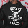 Vintage Best Buckin Dad Funny Saying Deer Hunting Father Gift For Mens Hoodie Unique Gifts