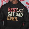 Vintage Best Cat Dad Ever Cat Daddy Father Day Hoodie Unique Gifts