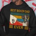 Vintage Best Dog Boxer Dad Ever Bump Fit Gift Hoodie Funny Gifts