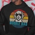 Vintage Best Doodle Dad Ever Fathers Day Golden Doodle Hoodie Funny Gifts