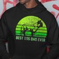 Vintage Best French Bulldog Dog Dad Ever Silhouette Sunset Hoodie Unique Gifts