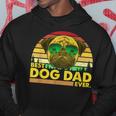 Vintage Best Pug Dad Ever Dog Daddy Father Hoodie Unique Gifts