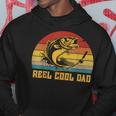 Vintage Fishing Reel Cool Dad Funny Fathers Day Hoodie Funny Gifts
