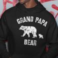 Vintage Grand Papa Bear With 1 One Cub Grandpa Gift Hoodie Unique Gifts