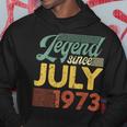 Vintage Legend Seit Juli 1973 Geburtstag Hoodie Lustige Geschenke