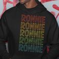 Vintage Ronnie Cool Name Birthday Gift Hoodie Funny Gifts