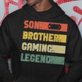 Vintage Sohn Bruder Gaming Legende Retro Video Gamer Junge Hoodie Lustige Geschenke