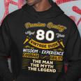 Vintage The Man Myth Legend 80 Yrs 80Th Birthday Hoodie Unique Gifts