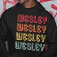 Wesley Gift Name Personalized Funny Retro Vintage Birthday Hoodie Funny Gifts