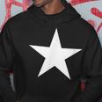 White Star On Front Hoodie Unique Gifts