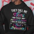 Womens They Call Me Mimi Because Partner In Crime Tie Dye Men Hoodie Graphic Print Hooded Sweatshirt Funny Gifts