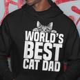 Worlds Best Cat Dad | Funny Cats Lover Gift Hoodie Unique Gifts