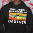 Worlds Best Leopard Gecko Dad Ever Hoodie Unique Gifts