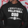 Worlds Best Volleyball Dad Sports Parent Gift For Mens Hoodie Unique Gifts