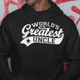 Worlds Greatest Uncle Funny Fathers Day Hoodie Unique Gifts