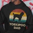 Yorkipoo Dad For Men Yorkipoo Dog Lovers Vintage Gift Dad Hoodie Funny Gifts