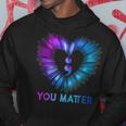 You Matter Dont Let Your Story End Semicolon Heart Hoodie Unique Gifts