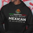 Youre Right Mexican Girls Are Hotter Mujeres Latinas Hoodie Unique Gifts
