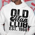 1960 Birthday Party Old Man Club Est 1960 Senior Citizen Gift For Mens Hoodie Unique Gifts