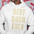 Best Baba Ever Arabic Arab Father Dad Hoodie Funny Gifts