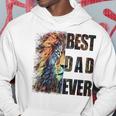 Best Dad Ever Lion Gift For Mens Hoodie Unique Gifts