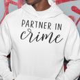 Best Friend Partner In Crime Men Hoodie Graphic Print Hooded Sweatshirt Funny Gifts