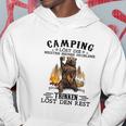 Camping Hoodie Lustiger Spruch mit Bärenmotiv, Problemlösungs-Hoodie Lustige Geschenke