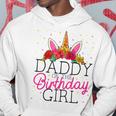 Daddy Of The Birthday Girl Father Unicorn Birthday Gift For Mens Hoodie Unique Gifts