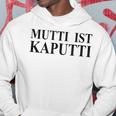 Damen Mutti Ist Kaputti Witzige Mama Mutter Sprüche Hoodie Lustige Geschenke