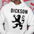 Dickson Clan Scottish Family Name Scotland Heraldry Men Hoodie Graphic Print Hooded Sweatshirt Personalized Gifts
